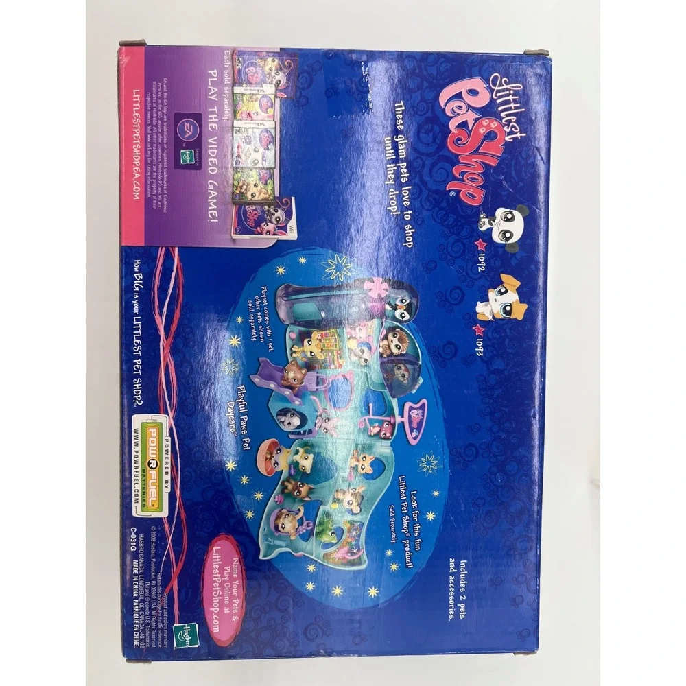 Littlest Pet Shop Hasbro 2008 Light Up Dome Shopping Mall #1092-1093